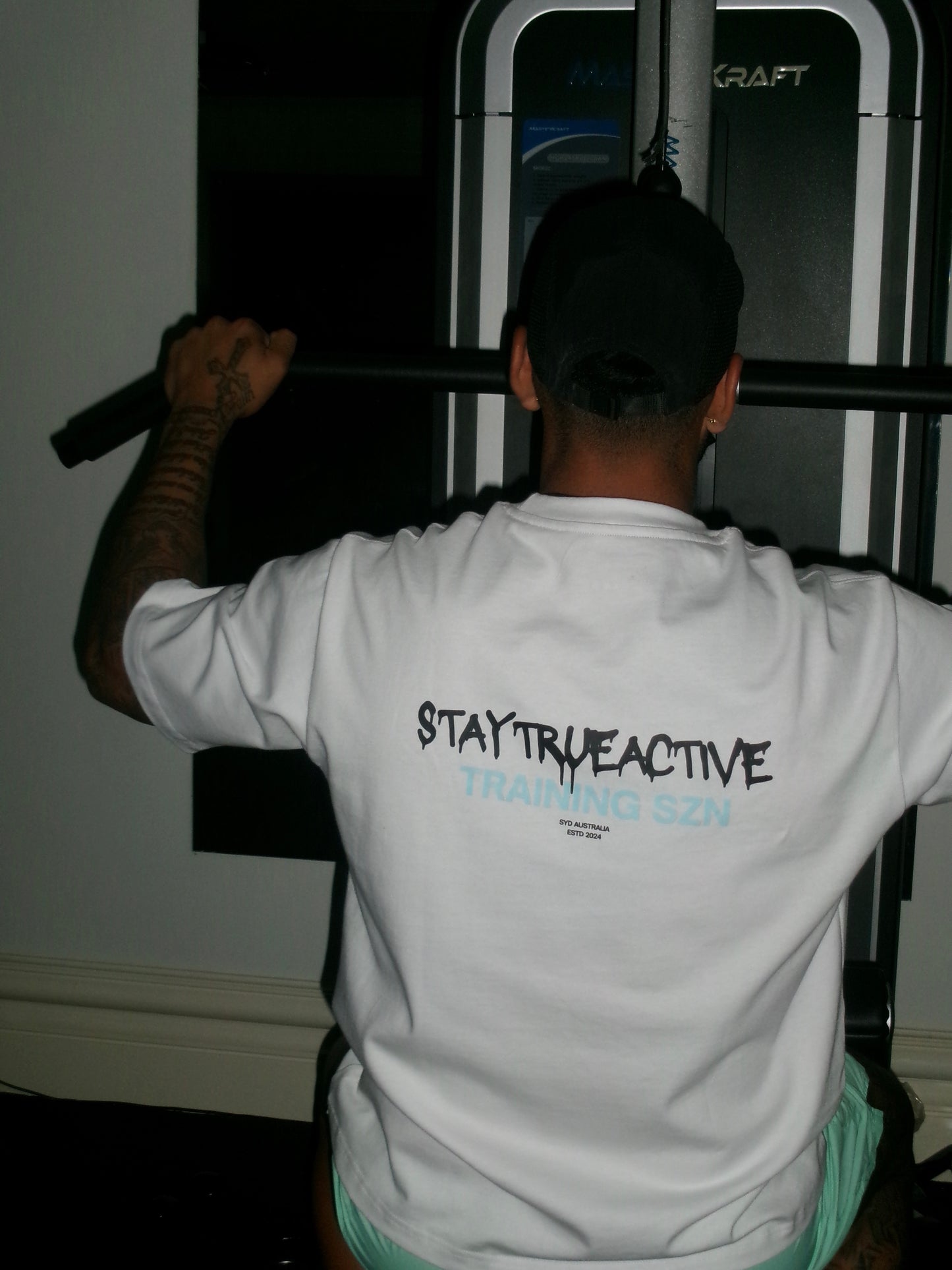 STA – TRAINING SZN OVERSIZED AQUA BLUE TEE